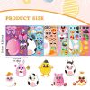 24pcs; Easter Eggs Diy Craft Stickers Easter Puzzle Party Game Stickers; Easter Ornaments; Easter Decorations; Easter Gift; Holiday Decorations; Room