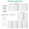 2 Packs 3 Tier Clear Bathroom Organizer with Drawers Dividers Pull-Out Pantry Organization Medicine Bins Slide-Out Storage Container