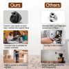 Electric Cordless Coffee Bean Grinder Rechargeable Battery 5 Levels Coarseness Ceramic Core Portable Coffee Grinder With Removable Cup For Espresso Co
