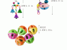 15pcs Parrot Bird Toys Accessories Articles Parrot Bite Pet Bird Toy For Parrot Training Bird Toy Swing Ball Bell Standing