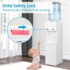 3-5 Gallon Top Loading Water Dispenser Cooler Hot and Cold with Child Safety Lock, ETL Listed Quiet