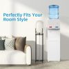 3-5 Gallon Top Loading Water Dispenser Cooler Hot and Cold with Child Safety Lock, ETL Listed Quiet