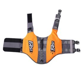 Summer Pet Dog Life Vest Portable Breathable Vests Clothing Safety Lifes Jacket Swimwear For Puppy Big Dogs Pets Swimming Suit (Color: YELLOW, size: XL)