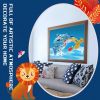 Children's Special-shaped Puzzle 300 Pieces 500 Pieces Animal Dinosaur Irregular Paper Jigsaw Puzzle Family Game Challenging Family Activity Perfect F